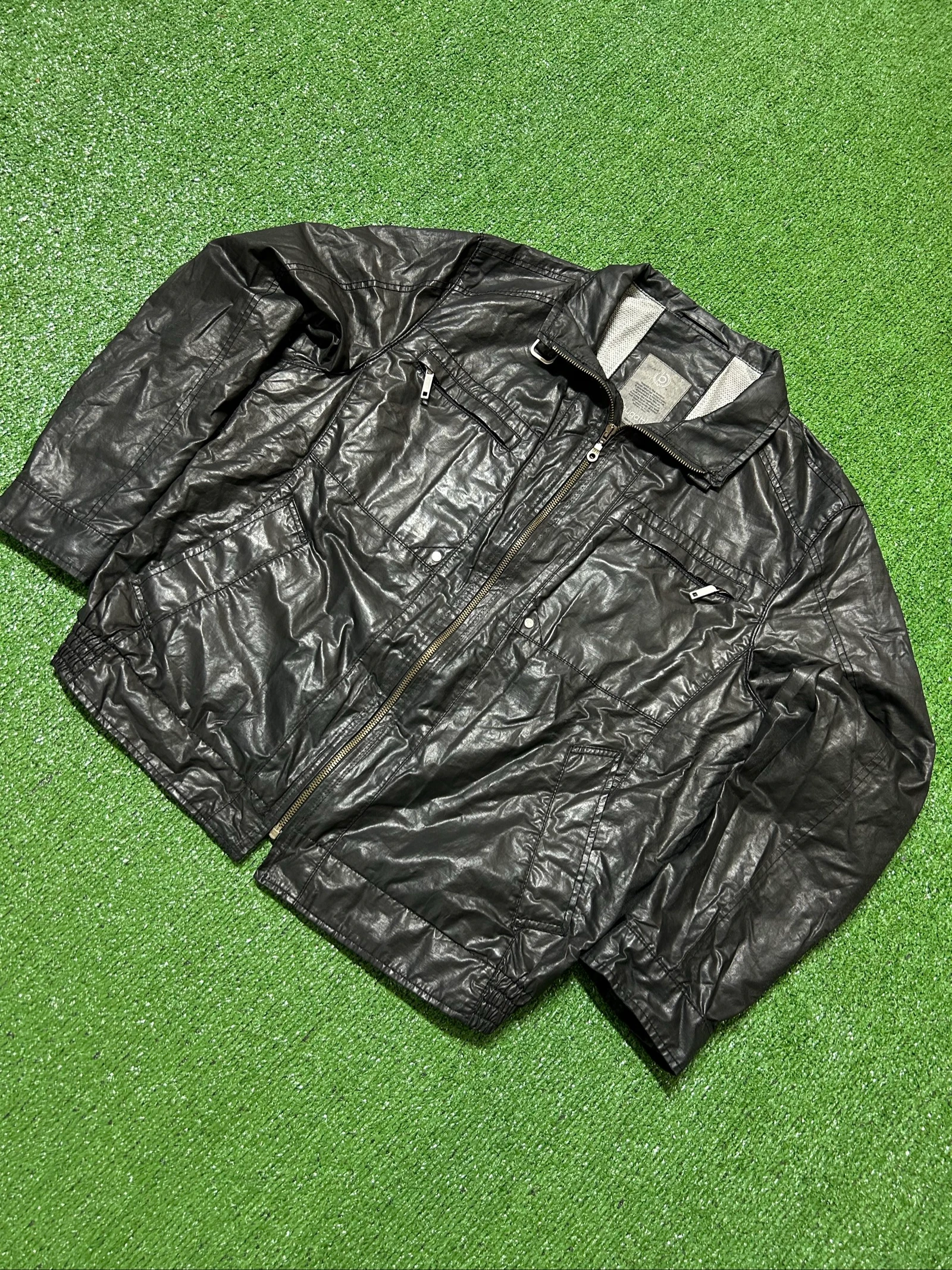 Bugatti 00s vintage Y2K veste ample classique – photo 2